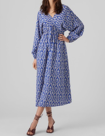 Rochie medie Vero Moda, albastru