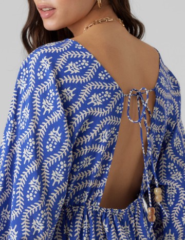 Rochie medie Vero Moda, albastru
