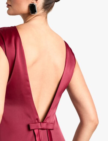 Rochie scurta Boohoo, visiniu