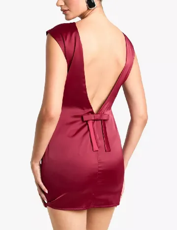 Rochie scurta Boohoo, visiniu