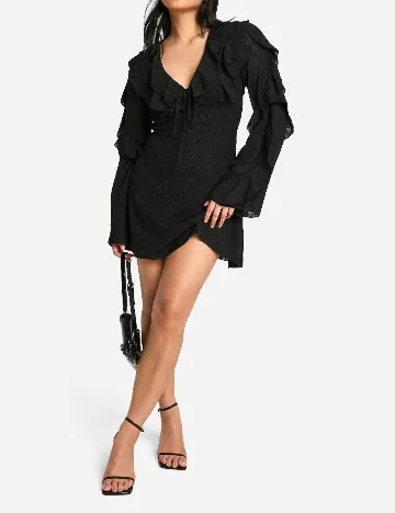 Rochie scurta Boohoo, negru