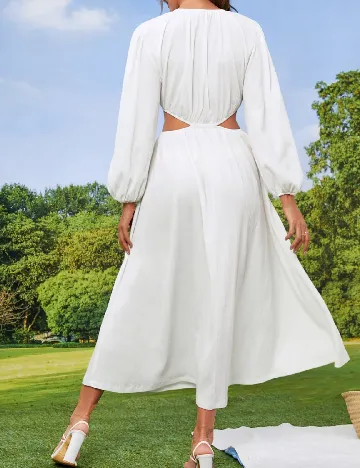 Rochie lunga SHEIN, alb Alb