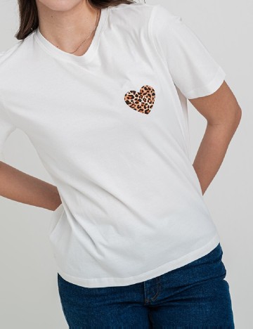 Tricou Vila, alb