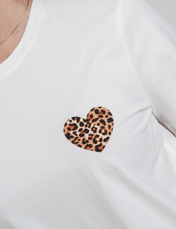 Tricou Vila, alb