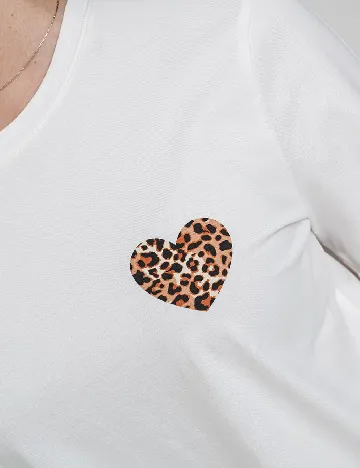 Tricou Vila, alb