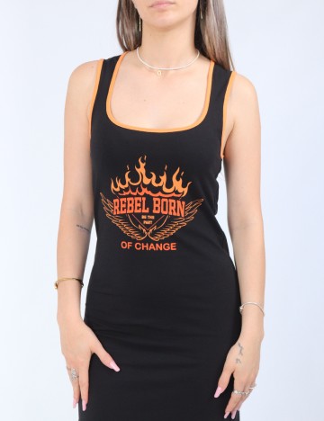 Rochie lunga Noisy May, negru