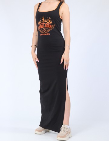 Rochie lunga Noisy May, negru