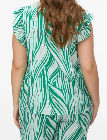 Bluza Vero Moda Curve, verde