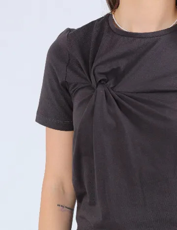 Rochie scurta Noisy May, gri inchis