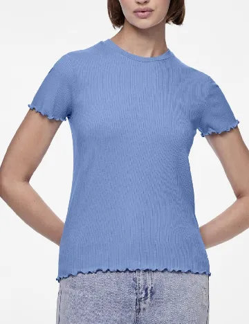 Tricou Pieces, albastru