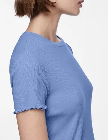 Tricou Pieces, albastru