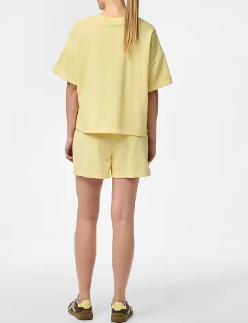 Tricou Pieces, galben
