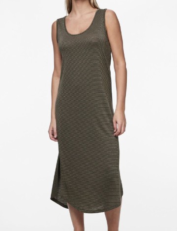 Rochie medie Pieces, verde