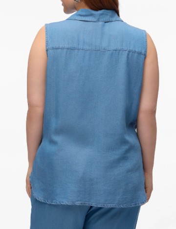 Maiou Vero Moda Curve, albastru