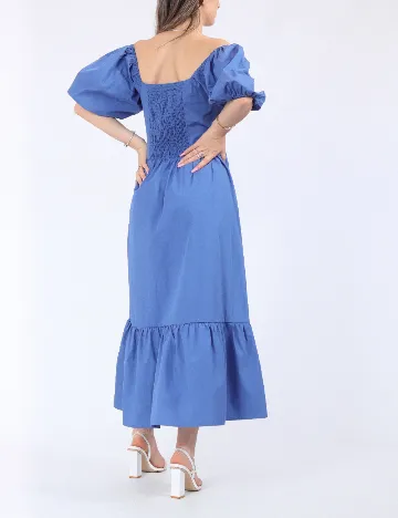 Rochie lunga Noisy May, albastru Albastru
