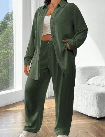 Compleu SHEIN CURVE, verde