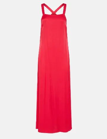 Rochie lunga Pieces, rosu