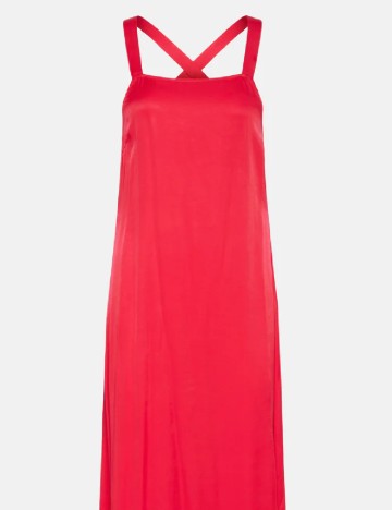 Rochie lunga Pieces, rosu