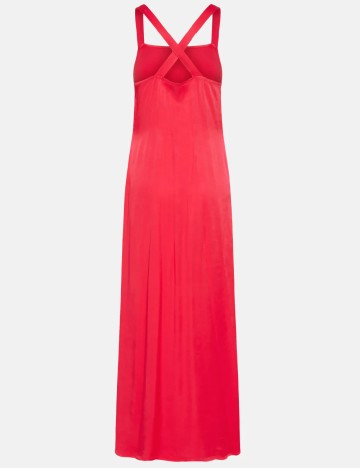 Rochie lunga Pieces, rosu