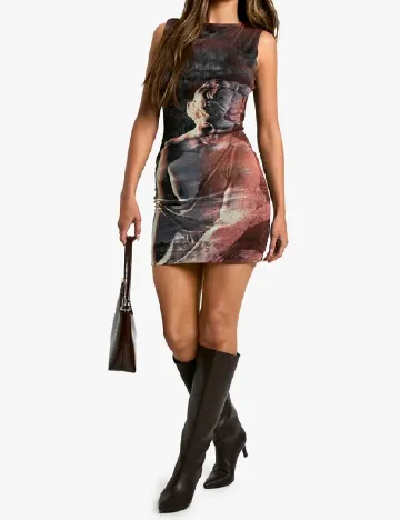 Rochie scurta Boohoo, mix culori Mix culori