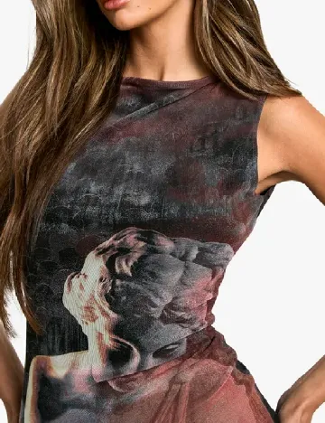Rochie scurta Boohoo, mix culori Mix culori