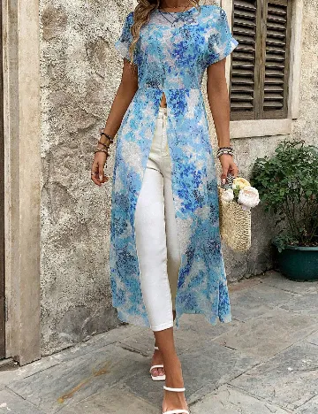 Bluza SHEIN, albastru Albastru