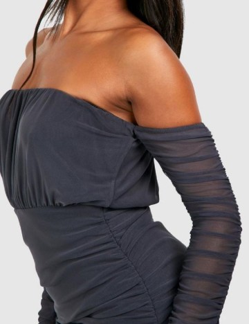 Rochie medie Boohoo, gri