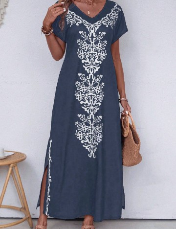 Rochie lunga SHEIN, albastru