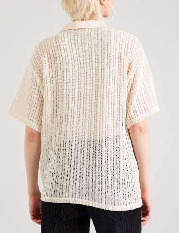 Tricou Oversize Vero Moda, crem