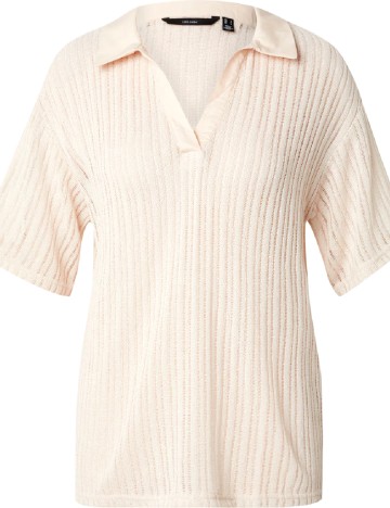 Tricou Oversize Vero Moda, crem