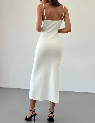 Rochie medie SHEIN, alb