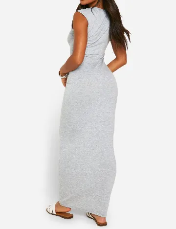Rochie lunga Boohoo, gri