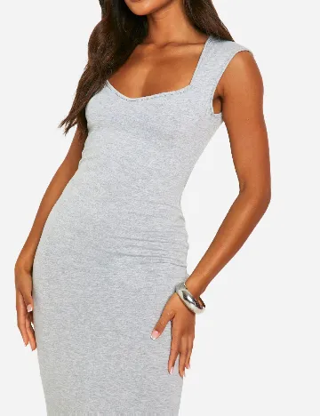 Rochie lunga Boohoo, gri