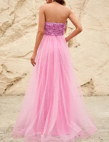 Rochie lunga Faeriesty, roz