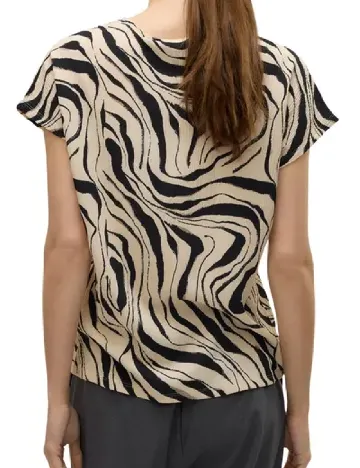 Tricou Vero Moda, crem