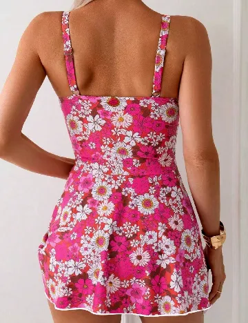 Costum de baie SHEIN, floral print