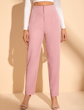 Pantaloni SHEIN, roz