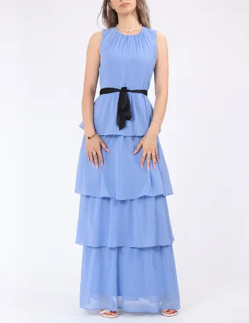 Rochie lunga Vero Moda, albastru Albastru