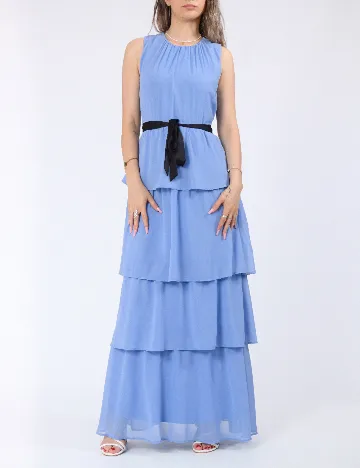 Rochie lunga Vero Moda, albastru Albastru
