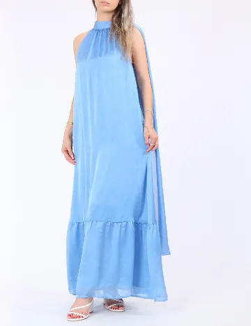 Rochie lunga Vero Moda, albastru