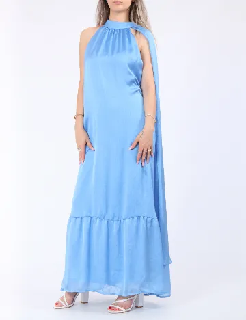 Rochie lunga Vero Moda, albastru