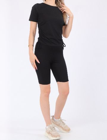 Tricou Pieces, negru