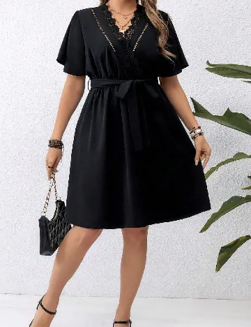Rochie scurta SHEIN CURVE, negru Negru