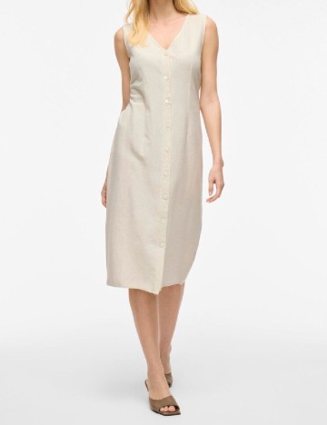 Rochie medie Vila, bej