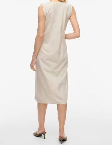 Rochie medie Vila, bej