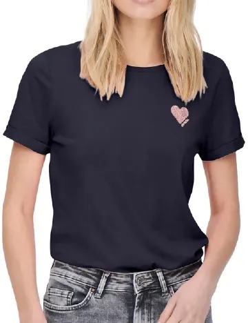 Tricou Only, bleumarin