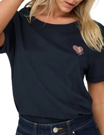 Tricou Only, bleumarin