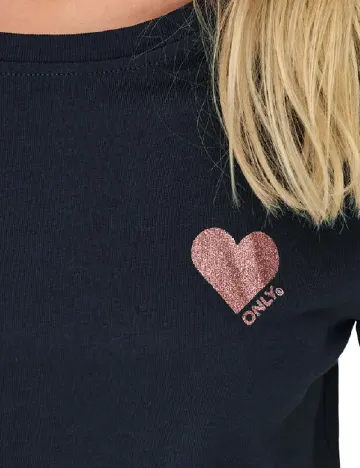 Tricou Only, bleumarin