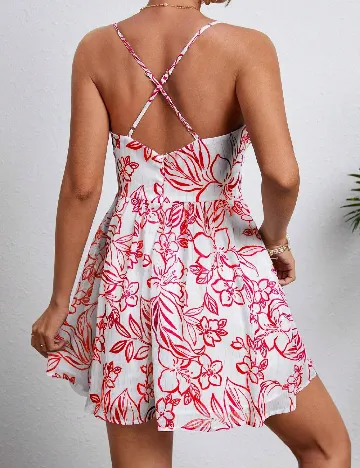Rochie scurta SHEIN, alb Alb