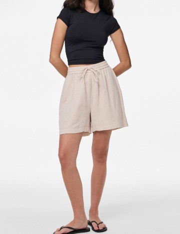 Pantaloni scurti Vero Moda, bej